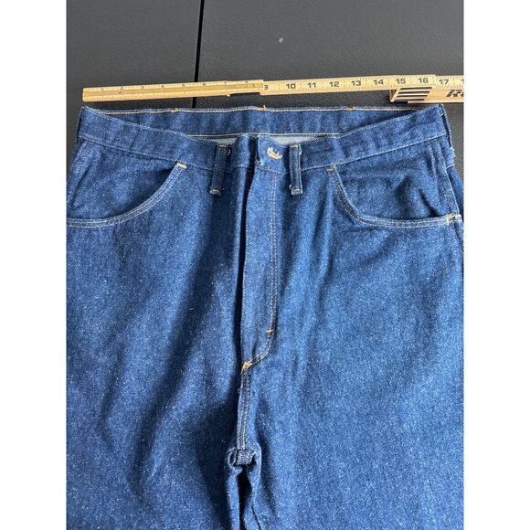 Vintage 80's/90's Rustler Brand Men's Style #87620NV Cowboy Jeans Size 38 - Picture 7 of 8